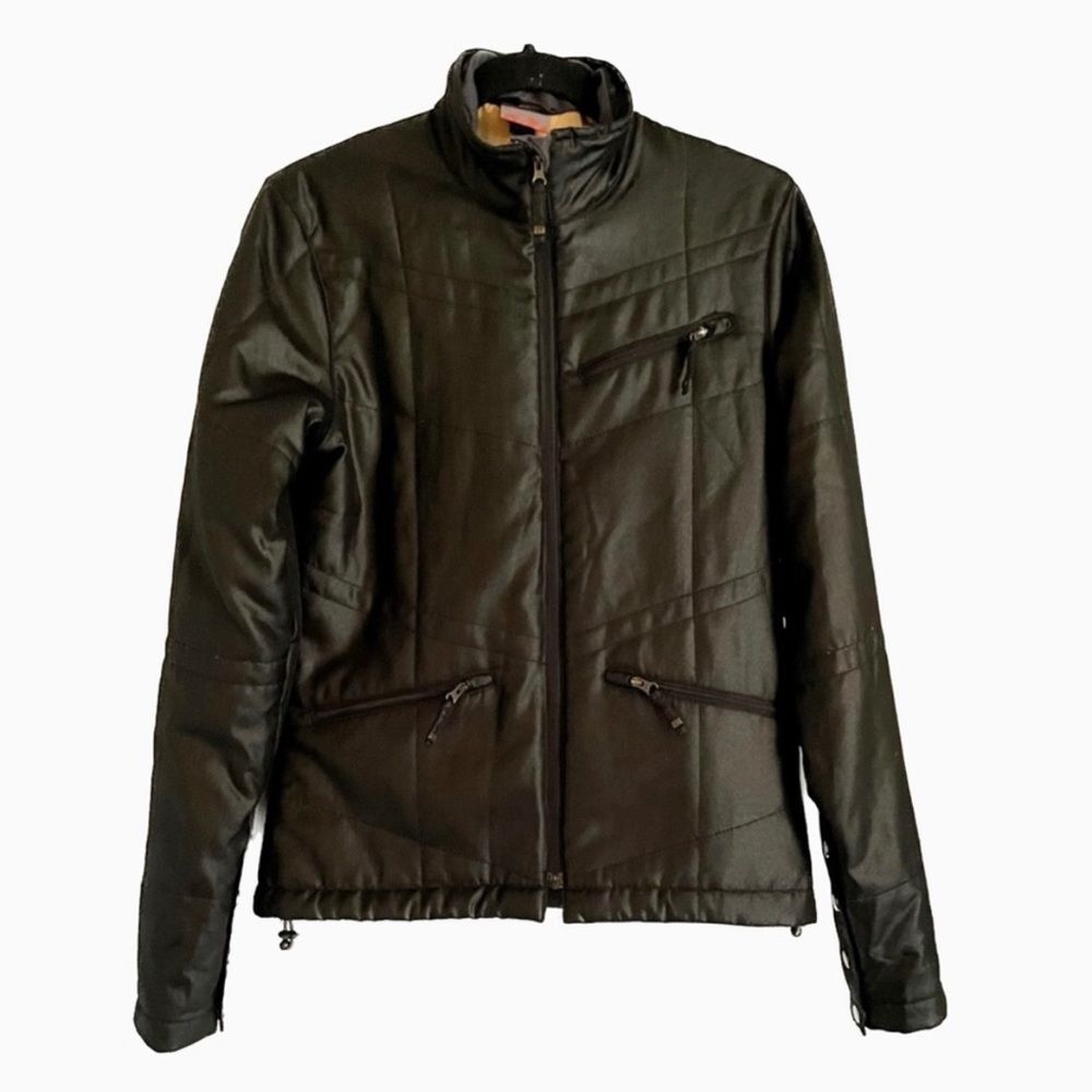 Vintage Scott Freestyle Black Moto Ski and Snowboard Jacket Zippers